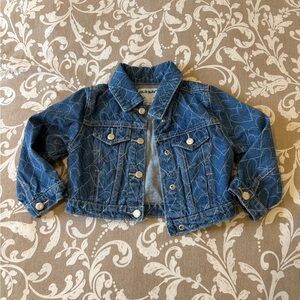 Old Navy Kids Jean Jacket with Hearts
